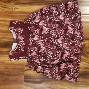 Catherine Malandrino cute burgandy dress, size 12 months, NWOT.